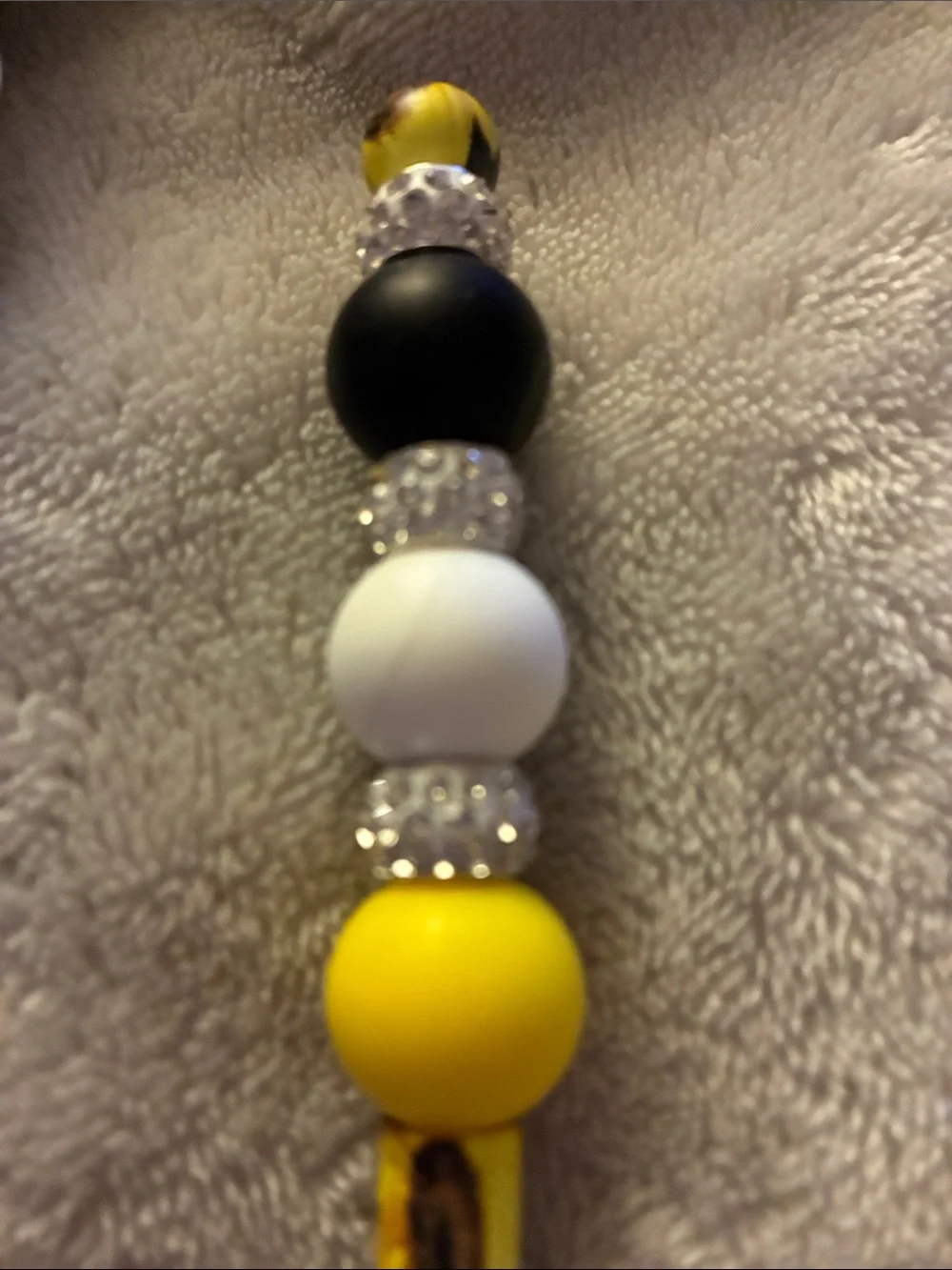 Sunflower Makeup Brush Set - Yellow Black White Floral